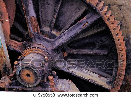 Stock Image - Circular, Close-Up, Cog, Device, Gadget. Fotosearch