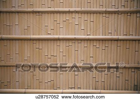 Stock Image - Bamboo Fence. Fotosearch