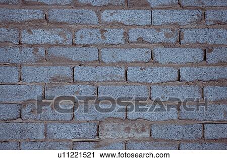 Stock Image - Grey Brick Wall. Fotosearch