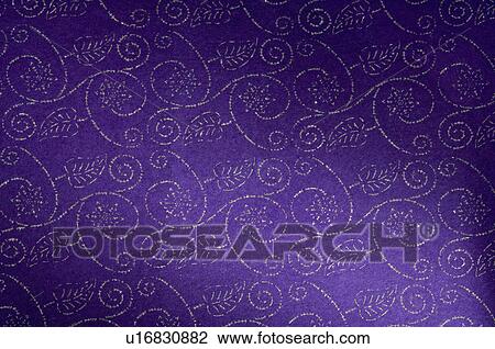 Stock Image - Close-up of a pattern on handmade paper. Fotosearch