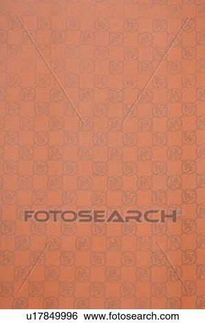 Stock Photograph - Close-up of a pattern on handmade paper. Fotosearch