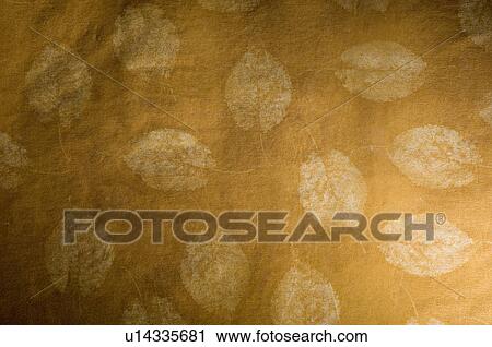 Stock Image - Close-up of a pattern on handmade paper. Fotosearch