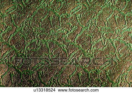 Picture - Close-up of a pattern on handmade paper. Fotosearch