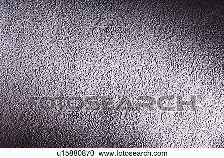 Stock Image - Close-up of gray handmade paper. Fotosearch