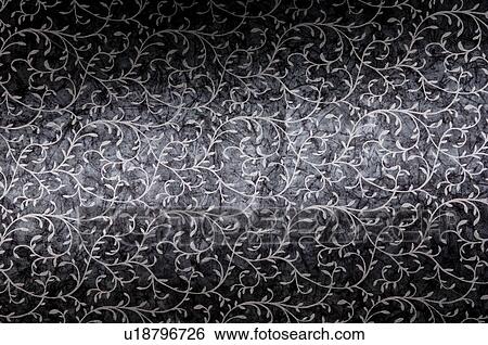 Close-up of a floral pattern on handmade paper View Large Photo Image Stock Photograph - Close-up of a floral pattern on handmade paper. Fotosearch