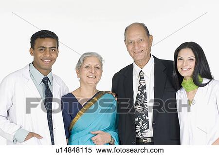 Portrait of parents with their son and daughter View Large Photo Image Stock Photography - Portrait of parents with their son and daughter. Fotosearch