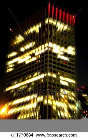 Night buildings View Large Illustration Stock Illustration - Night buildings. Fotosearch