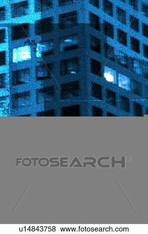 Night buildings View Large Illustration Stock Illustration - Night buildings. Fotosearch