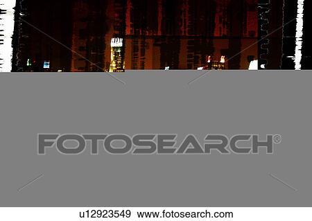 Night cityscape View Large Illustration Stock Illustration - Night cityscape. Fotosearch