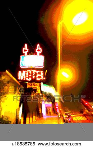 Stock Illustration - Street scene. Fotosearch