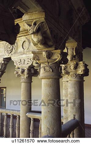 Stock Image - Arcade, Architectural detail, Porch, Interior, Architectural details, Colonnade, Architecture. Fotosearch