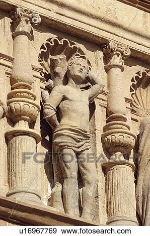Stock Photo - In relief, Architectural detail, Reliefs, Relief, Architectural details, Column, Architecture. Fotosearch
