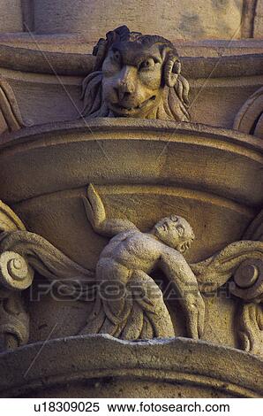 Stock Photography - In relief, Architectural detail, Reliefs, Relief, Architectural details, Architecture. Fotosearch