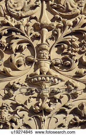 Stock Photography - In relief, Architectural detail, Reliefs, Relief, Architectural details, Ornament, Architecture. Fotosearch
