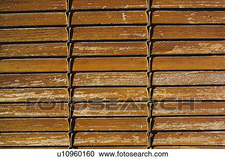 Stock Image - Texture, Textures, Background, Backgrounds, Texture background, Wood, Wooden blind. Fotosearch