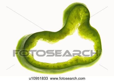 Stock Image - Fruits and vegetables, Creative, Creative fruits and vegetables, Food, Vegetable, Pepper, Green pepper. Fotosearch