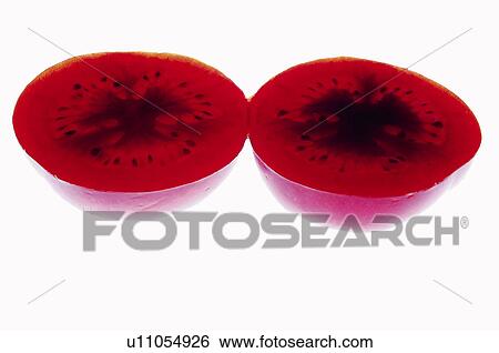 Stock Photograph - Fruits and vegetables, Creative, Creative fruits and vegetables, Food, Vegetable, Tomato, Cut. Fotosearch