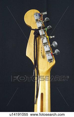 Stock Photography - Guitar, Electrical guitar, Handle, String, Strings, Rock music. Fotosearch