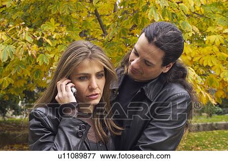 People, Attitudes, Young Attitudes, Woman, Young woman, Young man View Large Photo Image Stock Photo - People, Attitudes, Young Attitudes, Woman, Young woman, Young man. Fotosearch