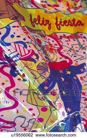Stock Image - Christmas, Motifs, Christmas motifs, New years eve party, Party, Bag, Feliz fiesta. Fotosearch