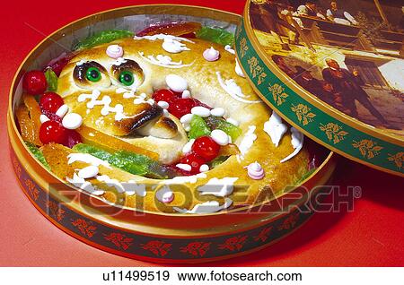 Stock Photo - Christmas, Motifs, Christmas motifs, Food, Christmas food, Christmas sweets, Cake. Fotosearch