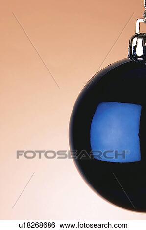 Stock Photograph - Christmas, Motifs, Christmas motifs, Christmas decorations, Ornaments, Christmas ball, Blue. Fotosearch