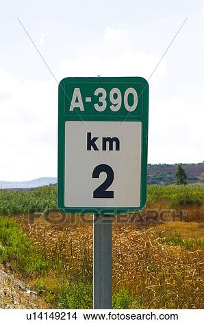 Picture - Road, Road sign, Road signs, Traffic sign, Traffic signs, Exterior. Fotosearch