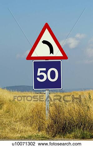 Road, Road sign, Road signs, Traffic sign, Traffic signs, Exterior, Bend View Large Photo Image Stock Image - Road, Road sign, Road signs, Traffic sign, Traffic signs, Exterior, Bend. Fotosearch