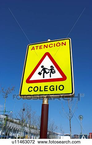 Stock Image - Road, Road sign, Road signs, Traffic sign, Traffic signs, Information sign, Information signs. Fotosearch