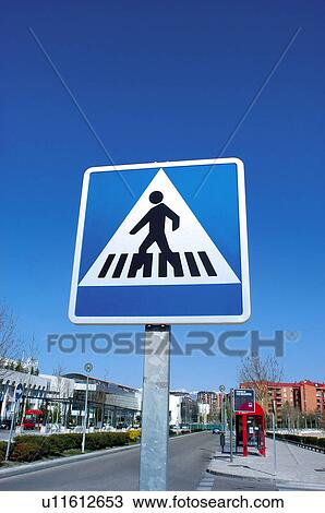 Stock Image - Road, Road sign, Road signs, Traffic sign, Traffic signs, Information sign, Information signs. Fotosearch