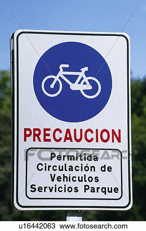 Stock Image - Road, Road sign, Road signs, Traffic sign, Traffic signs, Information sign, Information signs. Fotosearch