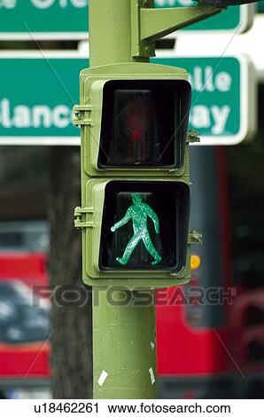 Stock Image - Road, Road sign, Road signs, Traffic sign, Traffic signs, Exterior, Traffic lights. Fotosearch