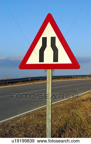 Road, Road sign, Road signs, Traffic sign, Traffic signs, Exterior, Warning sign View Large Photo Image Stock Photo - Road, Road sign, Road signs, Traffic sign, Traffic signs, Exterior, Warning sign. Fotosearch