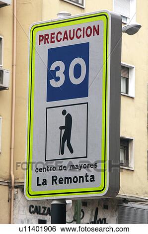 Stock Photograph - Road, Road sign, Road signs, Traffic sign, Traffic signs, Information sign, Information signs. Fotosearch