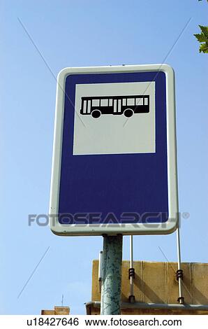 Stock Photograph - Road, Road sign, Road signs, Traffic sign, Traffic signs, Exterior, Information. Fotosearch