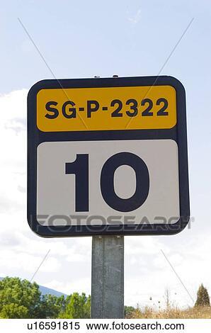 Stock Photography - Road, Road sign, Road signs, Traffic sign, Traffic signs, Exterior, 10. Fotosearch