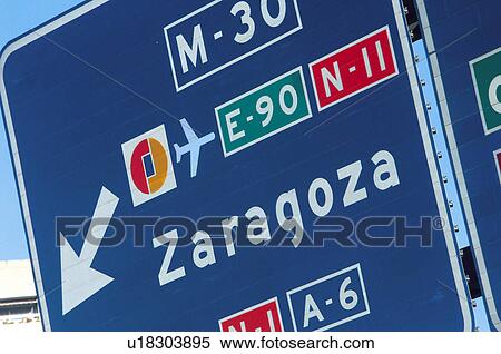Stock Photography - Road, Road sign, Road signs, Traffic sign, Traffic signs, Information sign, Information signs. Fotosearch