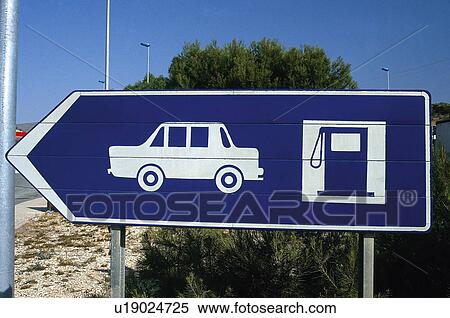 Stock Photography - Road, Road sign, Road signs, Traffic sign, Traffic signs, Information sign, Information signs. Fotosearch