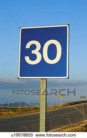 Stock Photography - Road, Road sign, Road signs, Traffic sign, Traffic signs, Exterior, Information. Fotosearch