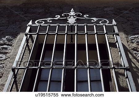 Stock Photography - Spain, Spanish, Building, Balcony, Window, Facade, Architecture. Fotosearch