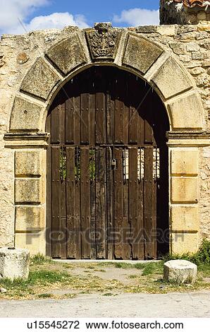 Spain, Spanish, Building, Closed, Entrance, Closed, Wood View Large Photo Image Stock Image - Spain, Spanish, Building, Closed, Entrance, Closed, Wood. Fotosearch
