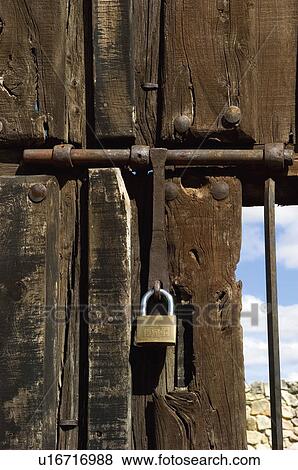 Spain, Spanish, Building, Closed, Entrance, Closed, Wood View Large Photo Image Stock Photo - Spain, Spanish, Building, Closed, Entrance, Closed, Wood. Fotosearch