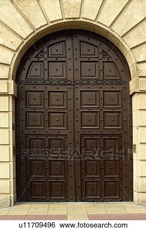 Spain, Spanish, Building, Closed, Entrance, Closed, Wood View Large Photo Image Stock Photograph - Spain, Spanish, Building, Closed, Entrance, Closed, Wood. Fotosearch