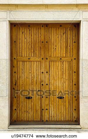 Spain, Spanish, Building, Door, Closed, Facade, Entrance View Large Photo Image Picture - Spain, Spanish, Building, Door, Closed, Facade, Entrance. Fotosearch