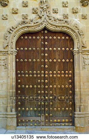 Spain, Spanish, Building, Door, Facade, Entrance, Relief View Large Photo Image Stock Photography - Spain, Spanish, Building, Door, Facade, Entrance, Relief. Fotosearch