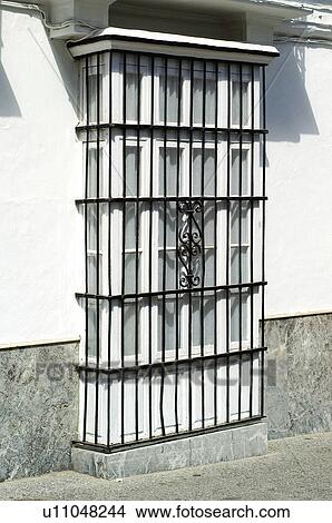 Picture - Spain, Spanish, Building, Door, Entrance, Closed, Facade. Fotosearch