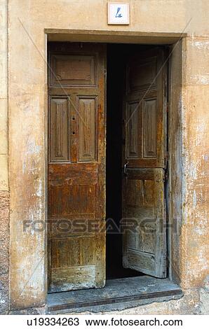 Spain, Spanish, Building, House, Door, Entrance, Opened View Large Photo Image Stock Image - Spain, Spanish, Building, House, Door, Entrance, Opened. Fotosearch