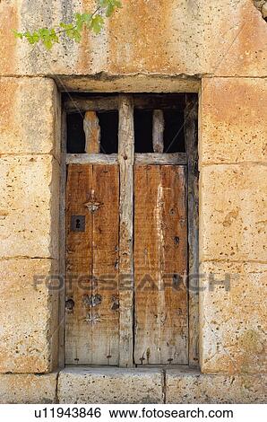 Spain, Spanish, Building, House, Door, Entrance, Closed View Large Photo Image Stock Photograph - Spain, Spanish, Building, House, Door, Entrance, Closed. Fotosearch