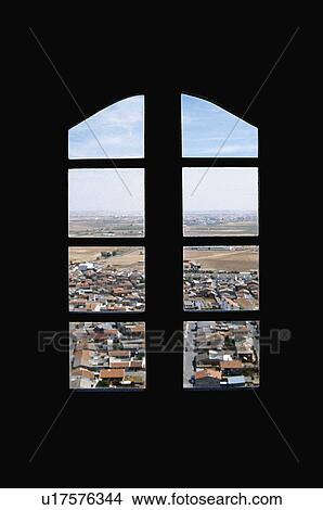 Picture - Spain, Spanish, Building, Window, Interior, Views, City. Fotosearch