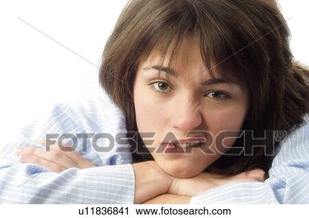 Woman, Beauty, Young, Young woman, Brown hair, Morning, Good morning View Large Photo Image Stock Image - Woman, Beauty, Young, Young woman, Brown hair, Morning, Good morning. Fotosearch